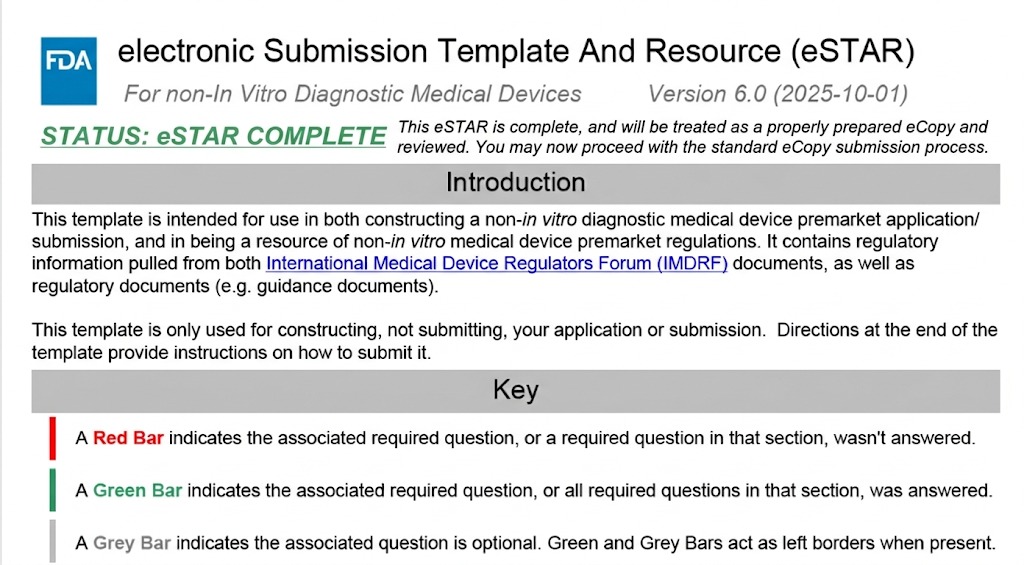 Export submission-ready documents